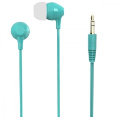 Poss Casti In-ear Microfon Jack 3.5mm Verde PSEAR180 foto