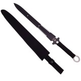 Cumpara ieftin Sabie de vanatoare DEPOX&reg;, Last Ronin, maner textil, 68.5 cm, negru