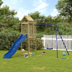 vidaXL Set de joacă pentru exterior, lemn de pin impregnat 3156951