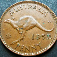 Moneda istorica PENNY - AUSTRALIA, anul 1952 * cod 3330 = GEORGE VI / excelenta