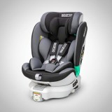 Cumpara ieftin Scaun Auto Pivotant Sparco SPRO 6000IGR, i-Size ECE R129, 9-25 kg, ISOFIX și Picior Stabilizare, Gri/Negru