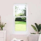 Jaluzea pentru Fereastră cu perdele Altele Manual Alb 60 x 130 cm Aluminiu