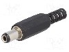 Conector alimentare DC, {{Tensiune nominala}}, {{Numarul de pini}} pini, seria {{Seria producatorului}}, 5,5/2,5mm. CHANGZHOU DAHUA IMP AND EXP (GROUP