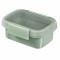 Caserola alimente, Curver Smart To Go Eco, plastic, dreptunghiulara, verde, 0.2 L
