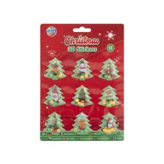 Set abtibilduri 3D tematica Craciun, brad