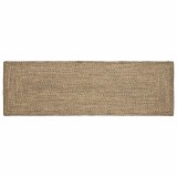 Cumpara ieftin Covor Natural si negru 80 x 250 cm Iuta