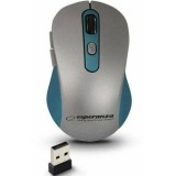 Mouse optic wireless Esperanza Adara EM131B 6 butoane Usb 1600dpi Gri/Albastru