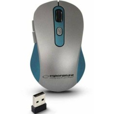 Mouse optic wireless Esperanza Adara EM131B 6 butoane Usb 1600dpi Gri/Albastru