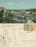 CP1971N Lacurile Horia, Cloșca și Crișan, Salutări dela Băile Ocna Sibiului, carte poștală