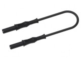 Cablu de măsurare 12A cu mufă banană 4 mm, 2 capete