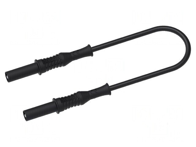 Cablu de măsurare 12A cu mufă banană 4 mm, 2 capete