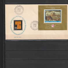 RO - FDC - EXPOZITIA MONDIALA DE FILATELIE THEMABELGA (LP 900) 1975 ( 1 DIN 1 )