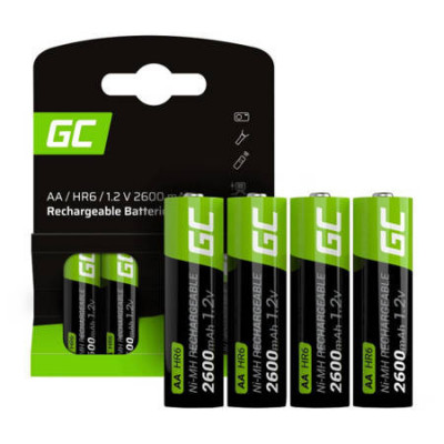 Baterii re&amp;icirc;ncărcabile Green Cell Stick 4x AA R6 2600mAh foto
