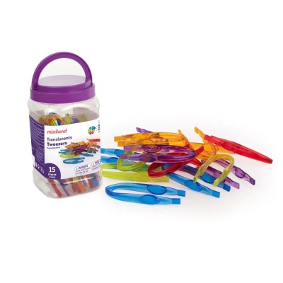 Set 15 pensete translucide pentru dezvoltarea motricitatii foto