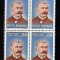 A11 TX10 4 - 1976 - Aniversari II - Spiru Haret - pereche de cate patru timbre