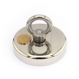 Magnet neodim oală D 90 mm c&acirc;rlig inelar fishing pescuit - subtire