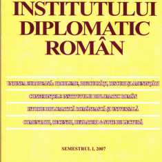 AS - REVISTA INSTITUTULUI DIPLOMATIC ROMAN ANUL II, NR. I (III), SEM. I, 2007