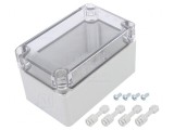 Carcasă Universală Policarbonat Transparent 75x125x75mm