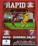 Program meci fotbal RAPID BUCURESTI - &quot;DUNAREA&quot; GALATI (09.11.2013)