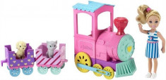 Jucarie Mattel Barbie Chlsa Choo Train With Doll foto