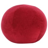 Cumpara ieftin Taburet puf, roșu, 50 x 35 cm, catifea