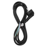 Cablu de alimentare EMOS S18322 flexibil izolatie PVC 3x1.5mm2 2m negru