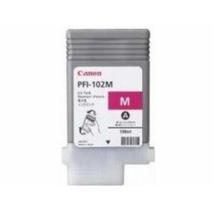 Canon Dye Ink Tank PFI-102 Magenta, For LP17, LP24, iPF500, iPF6X0, iPF7X0, 130ml CF0897B001AA