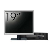 Pachet PC Second Hand HP ProDesk 600 G2 SFF, Intel Core i3-6100 3.70GHz, 8GB DDR4, 120GB SSD + 500GB HDD + Monitor 19&amp;quot; NewTechnology Media
