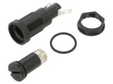 Clemă Neagră SCHURTER 10A 250VAC IP65 UL94V-0 pentru Panou