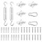 Gossi set accesorii parasolar, 8 piese, otel inoxidabil