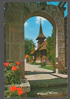 CPIB 19631 CARTE POSTALA - TECHIRGHIOL, BISERICUTA DE LEMN foto
