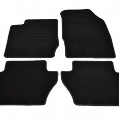 Covorase mocheta Ford Fiesta 6 09/2008-02/2011 , 3 usi , Negru, set de 4 bucati Kft Auto