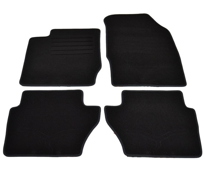 Covorase mocheta Ford Fiesta 6 09/2008-02/2011 , 3 usi , Negru, set de 4 bucati AutoDrive ProParts