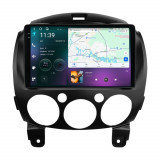 Navigatie dedicata cu Android Mazda 2 2007 - 2014, 12GB RAM, Radio GPS Dual