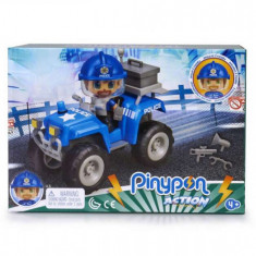 Famosa Pinypon Action - Rendőrségi Quad 1 rendőr figurával