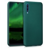 Husa pentru Samsung Galaxy A50, Silicon, Verde, 48056.170, Carcasa, Kwmobile