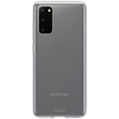 Husa TPU Samsung Galaxy S20 G980 / Samsung Galaxy S20 5G G981, Clear Cover, Transparenta EF-QG980TTEGEU foto