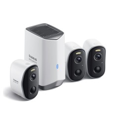 Camera supraveghere exterior kit 2K Baseus, S0TW012131, 7.800mAh foto