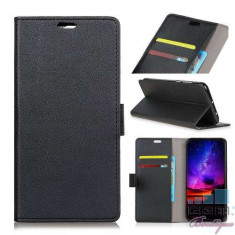 Husa Flip Cu Stand Huawei Y9 2019 Neagra foto