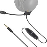 Cablu audio cu volume control si microfon incorporat (Noise Reduction) pentru casti Bose QuietComfort 35, QC35 I / II - PS4 PS5 Xbox One X/S PC Laptop