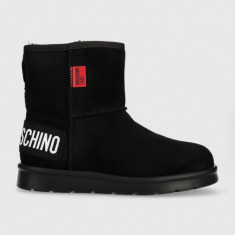 Love Moschino cizme de zapada din piele intoarsa WINTER30 culoarea negru, JA24423H0HJA5000