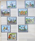 1986 - Desene Animate - Walt Disney II - serie + colita MNH** - LP 1153 + 1154, Animatii, Nestampilat