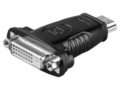 Adaptor DVI-D la HDMI Negru foto
