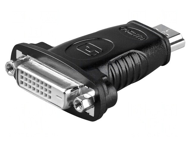 Adaptor DVI-D la HDMI Negru