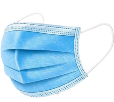 Set 100 bucati, Masca de protectie medicala, 3 straturi de protectie, de unica folosinta, FFP1 foto