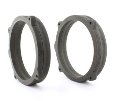 Set 2 distantiere pentru difuzoare auto, 165mm, MDF, Alfa Romeo - DMALFA01