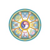 Cumpara ieftin Abtibild sticker cu cele 8 simboluri tibetane v1 &amp;#8211; mic