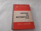 Sinteze de matematica - Aplicatii 3 - Catalin-Petru Nicolescu (Albatros, 1990)