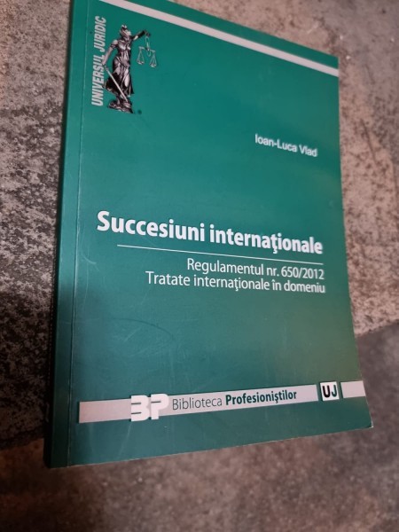 Ioan-Luca Vlad - Succesiuni Internationale