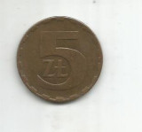 (No2) moneda-POLONIA - 5 ZLOT 1982